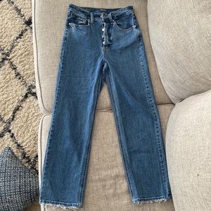 Wild Fable highest rise straight Jean